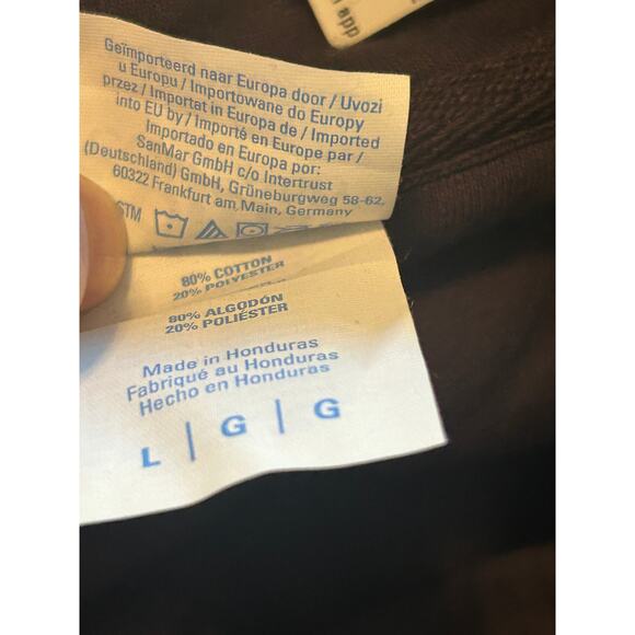 NWT Port & Company Women's Black Hoodie LaCrosse Mom Graphic Size Large - Picture 5 of 5